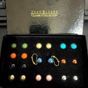 Joan Rivers Classic Collection Interchangeable Earrings - Pierced ears